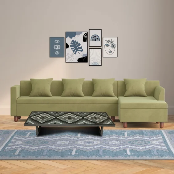 Grey Geometric coffee table - Image 3