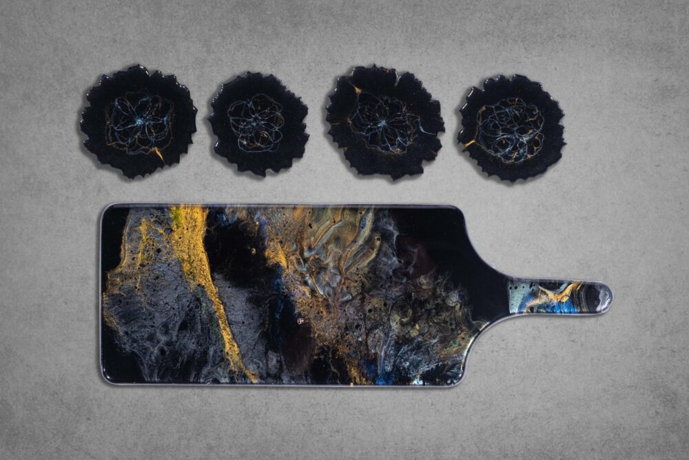 Black & Gold Pizza Paddle