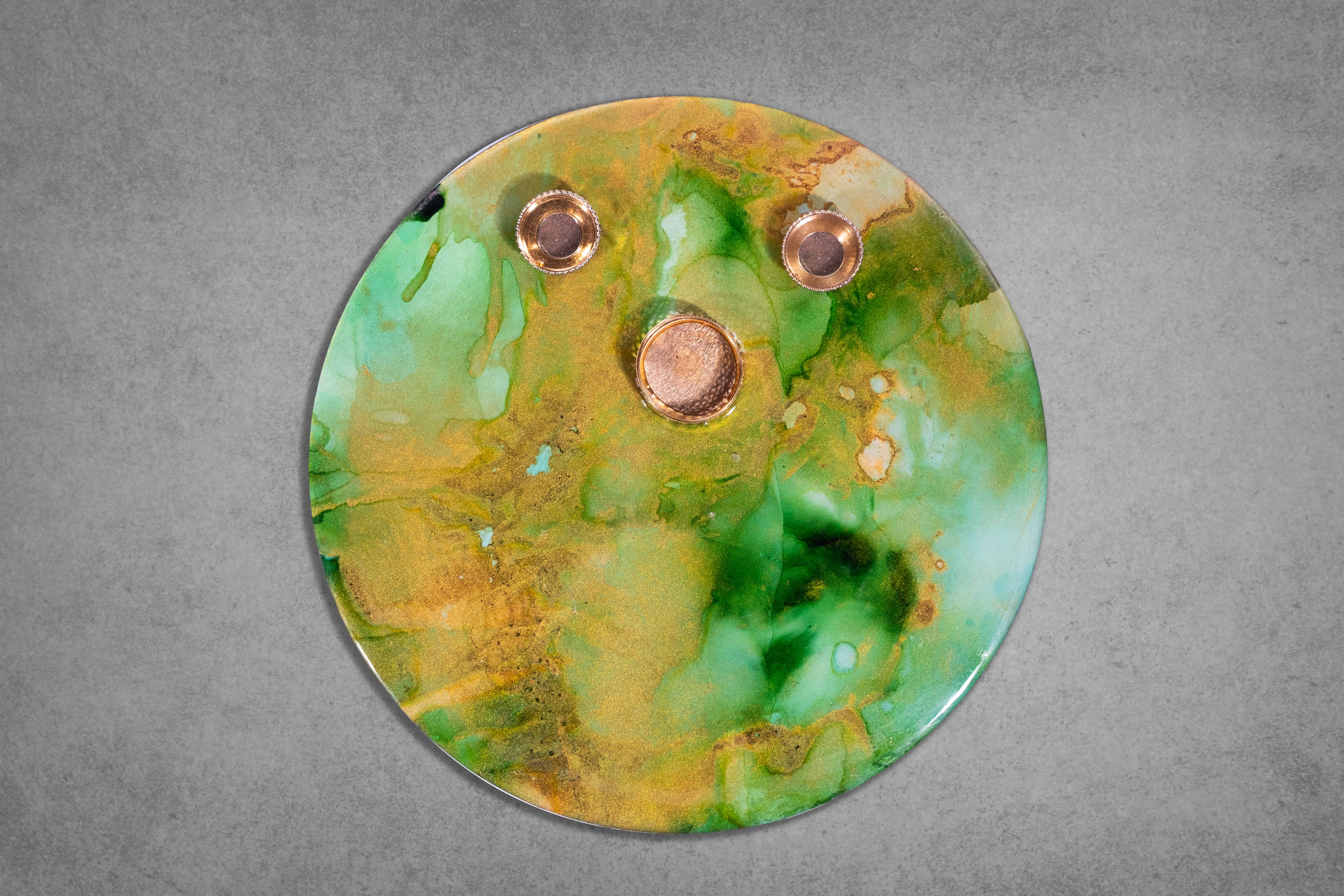 Jade Prayer Tray with 2 containers